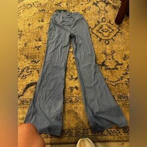 blue halara flare pants
